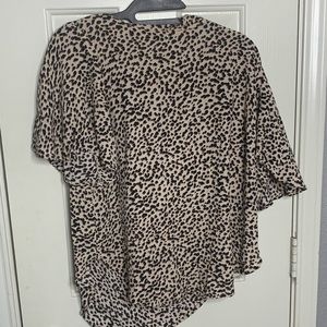 H&M cheetah top